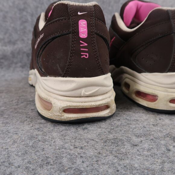 Nike Shoes Womens 9 Sneaker Athletic Trainer Health Walker Air Max Leather Brown - Picture 8 of 16